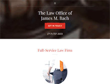 Tablet Screenshot of jamesmbach.com